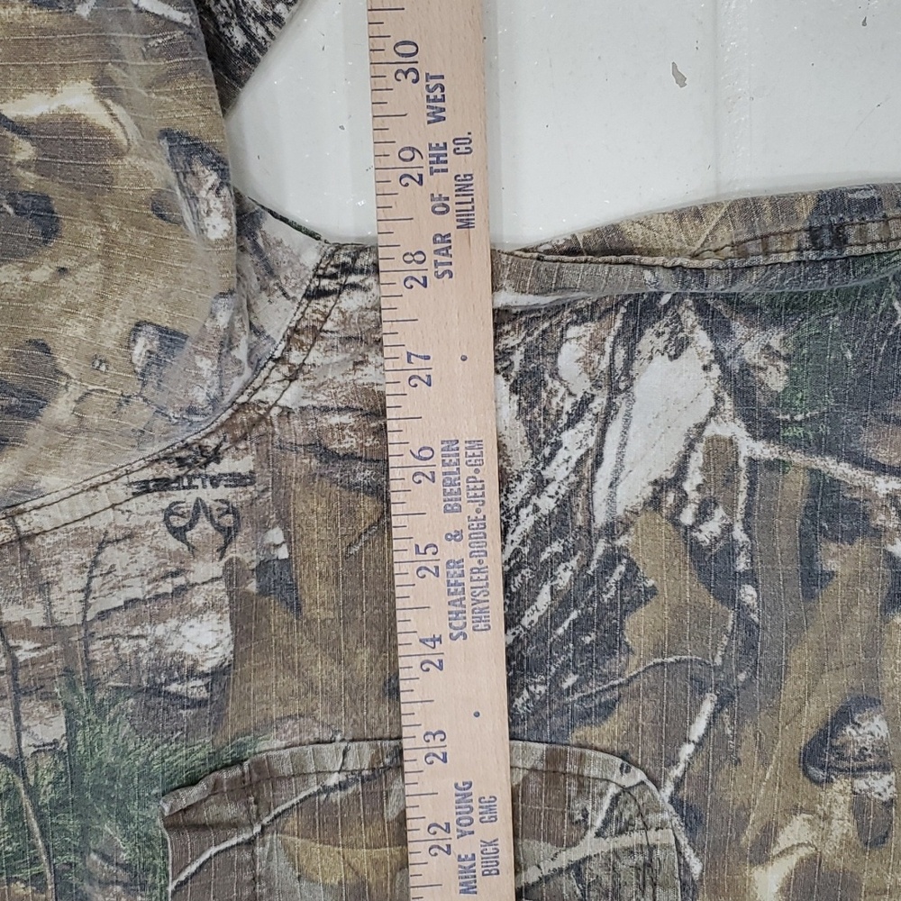 Bushmaster shirt men's size 2XL tan Realtree camouflage button down ripstop - Picture 4 of 14